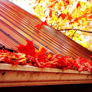 Gutter guards for rain and leaf protection.