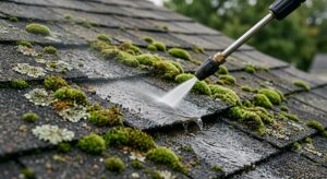 Bergen roof pressure washing