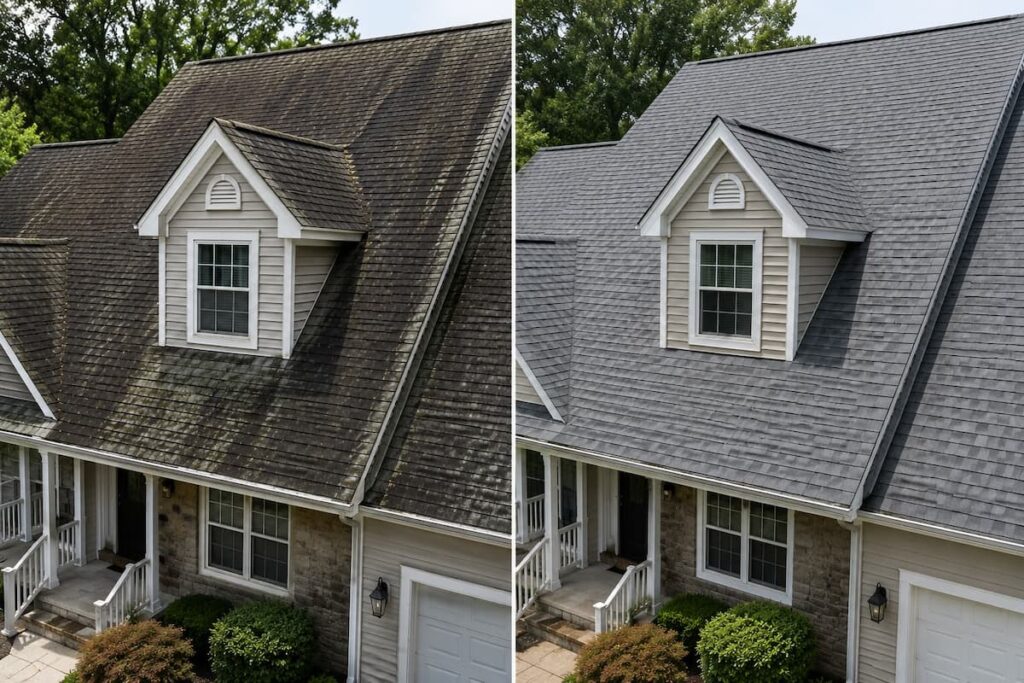 Roof Washing in Rockland